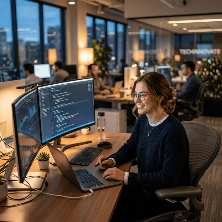 Developer at work