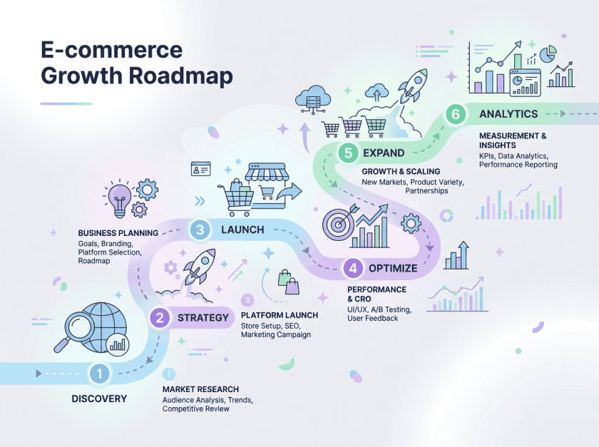 The Ecommerce Growth Roadmap: How a Store Goes From Launch to Market Leader