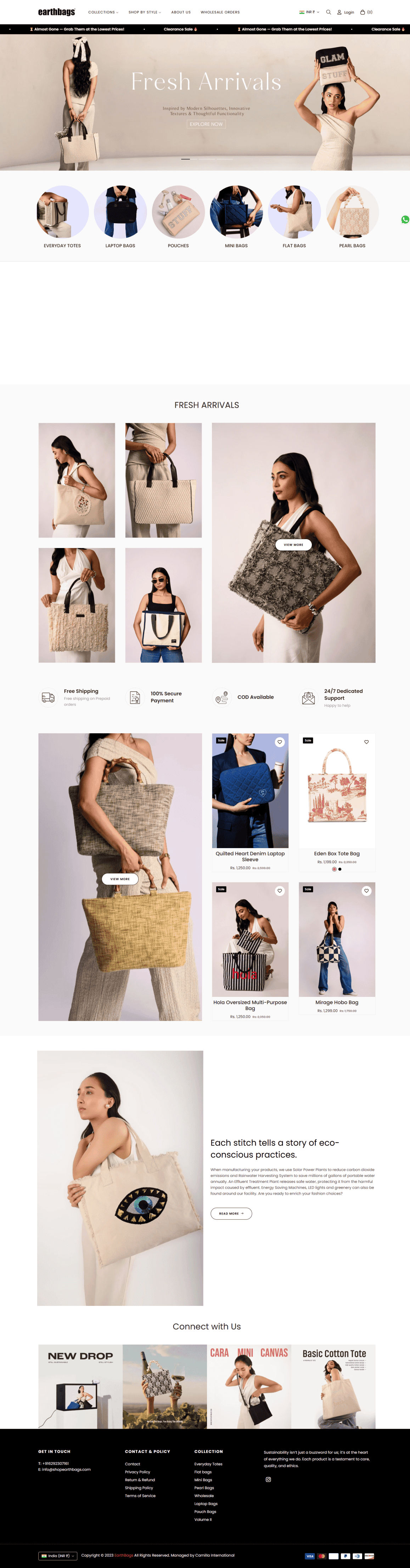 Shop Earth Bags