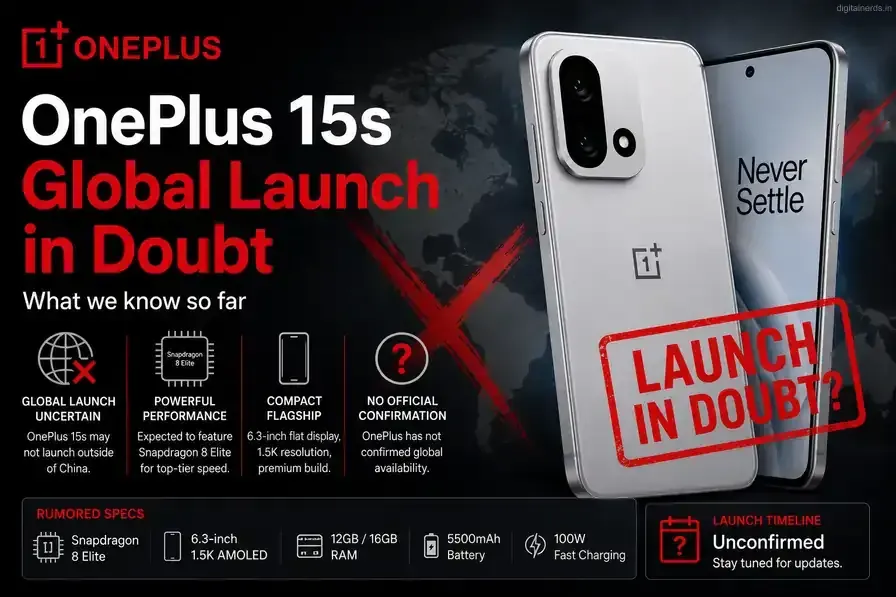 OnePlus 15s Global Launch Now in Doubt — Here's What's Actually Confirmed