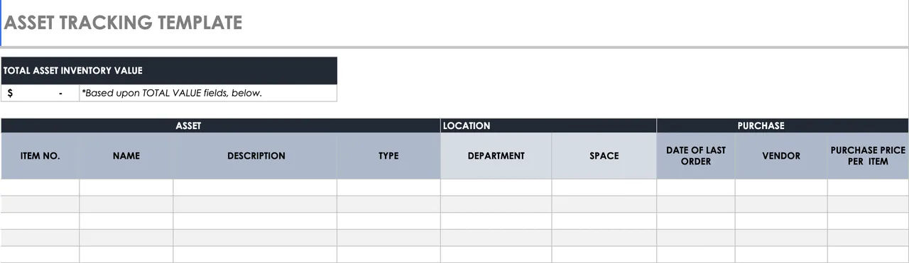 Ultimate Excel Inventory Template Pack (8 File) – Asset, Stock, Equipment, Food & More