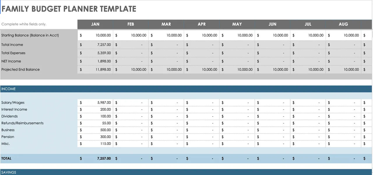 Ultimate Personal Financial Template Bundle (9-in-1 Excel & Word)