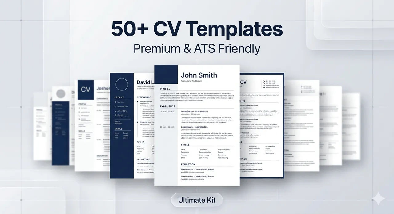 90+ Advanced CV Bundle – High Quality Resume Templates