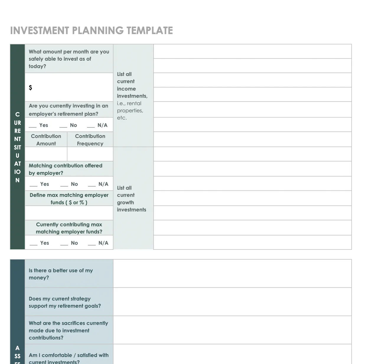 Ultimate Personal Financial Template Bundle (9-in-1 Excel & Word)