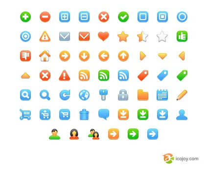 Mega Icon Pack #2 — 10.000+ Icons dengan Variasi Shadow & No Shadow | TIFF, PNG, ICO, GIF