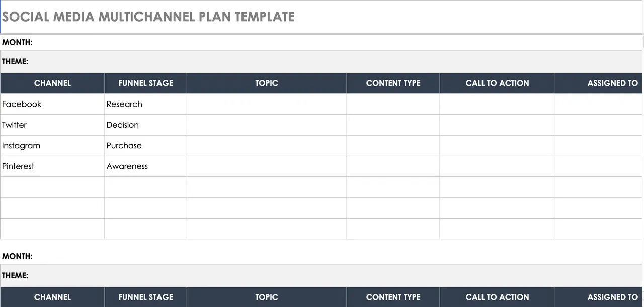 Ultimate Social Media Planner Template Bundle (10+ Excel & PPT Tools)