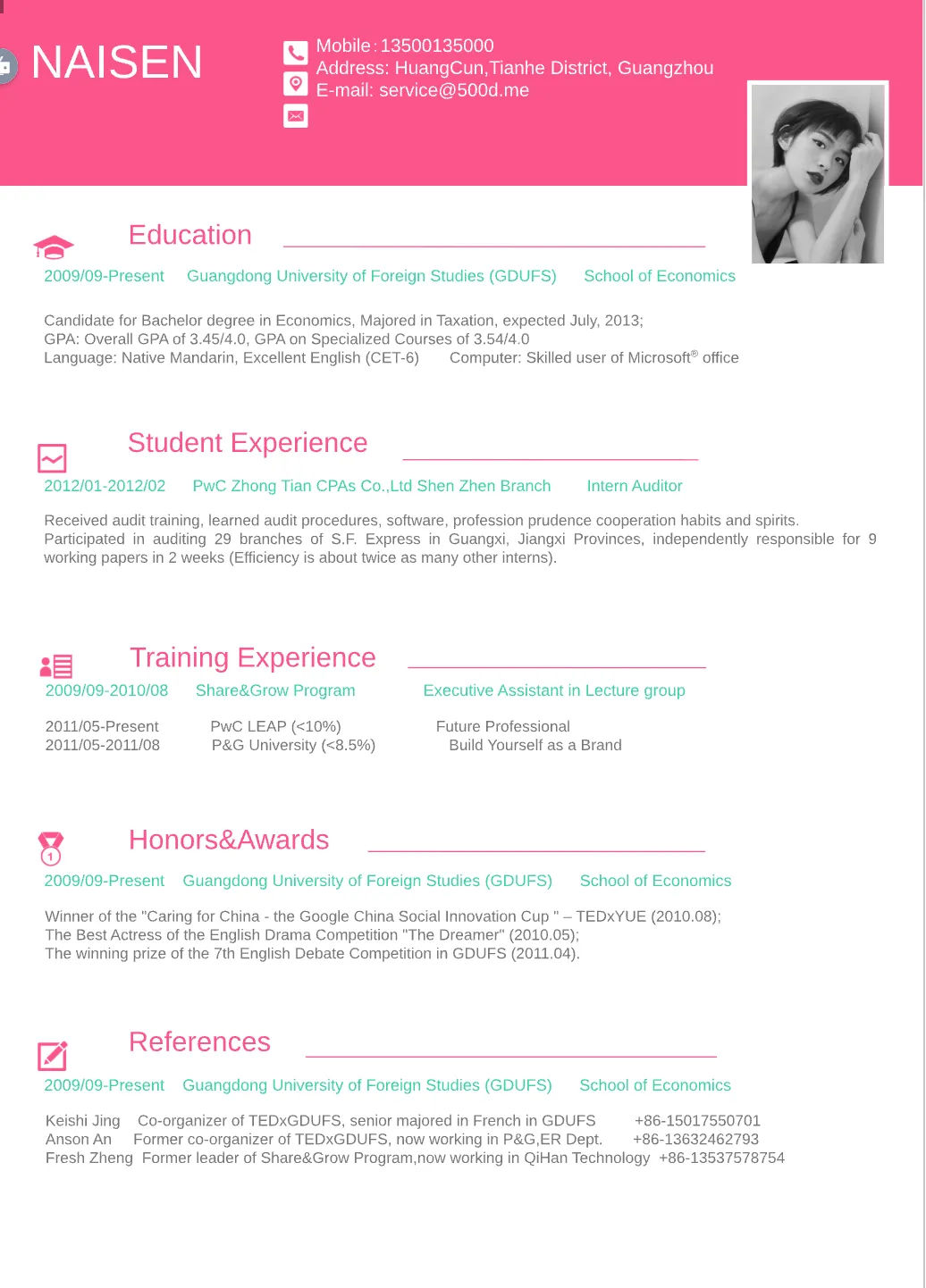 Template CV Profesional (Word) – ATS Friendly & Editable | CV Single Page #98