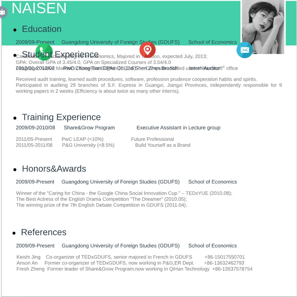 Template CV Profesional (Word) – ATS Friendly & Editable | CV Single Page #97