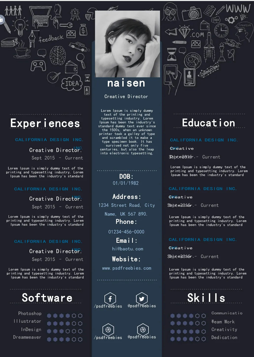 Template CV Profesional (Word) – ATS Friendly & Editable | CV Single Page #87