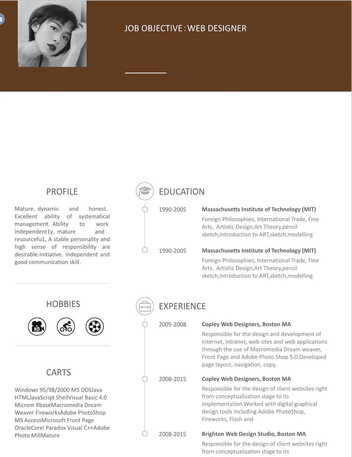 Template CV Profesional (Word) – ATS Friendly & Editable | CV Single Page #18 - 3 Colours