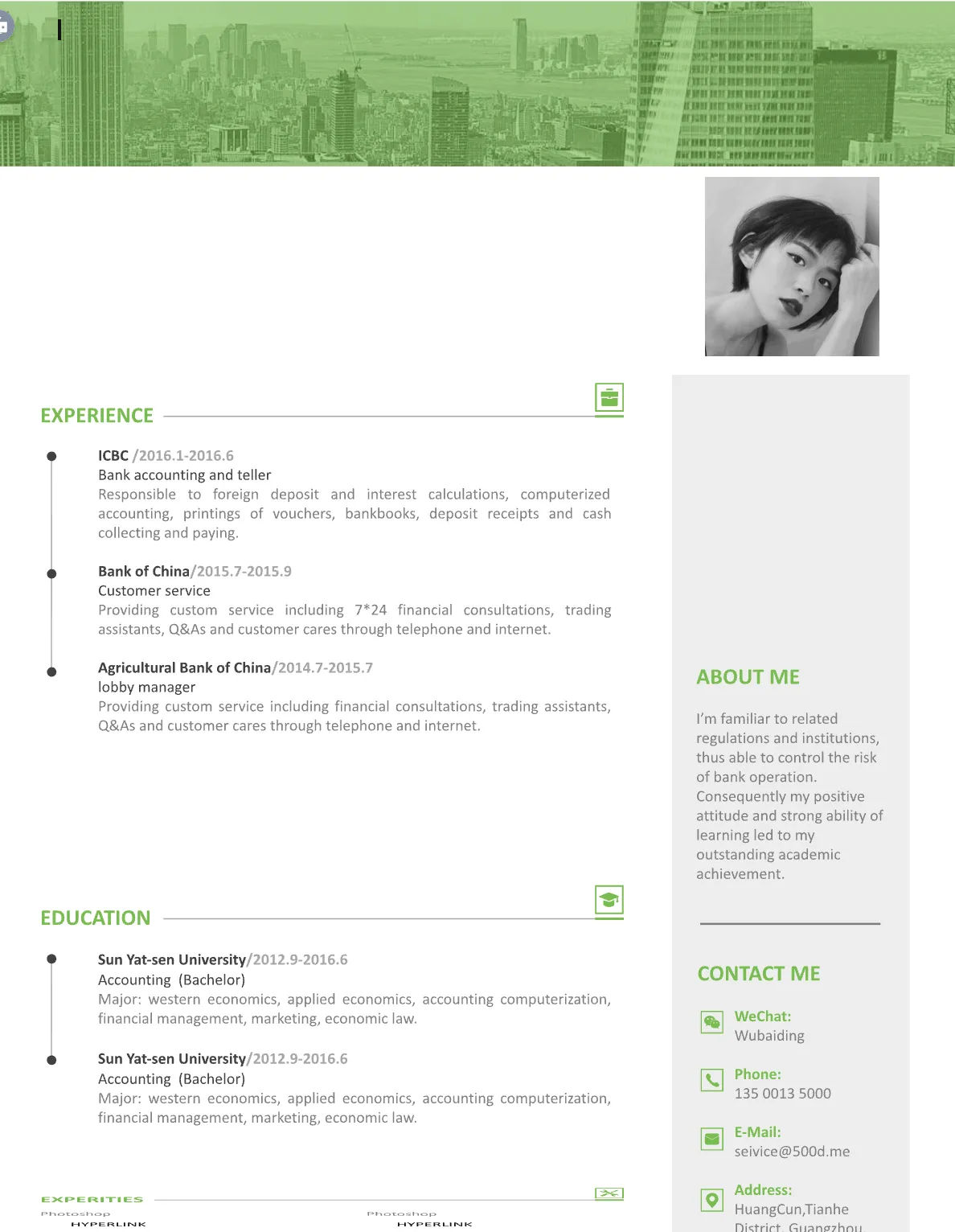 Template CV Profesional (Word) – ATS Friendly & Editable | CV Single Page #16 - 3 Colours