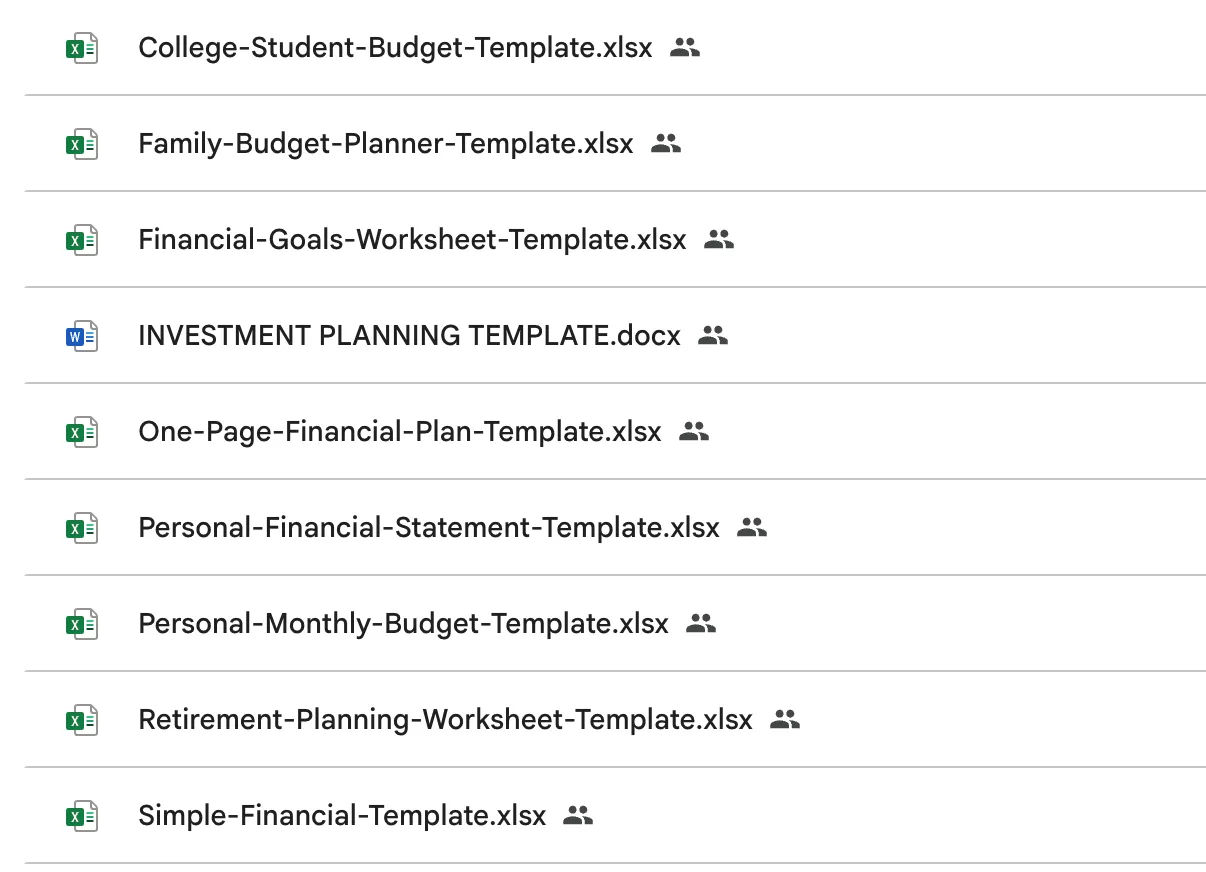 Ultimate Personal Financial Template Bundle (9-in-1 Excel & Word)