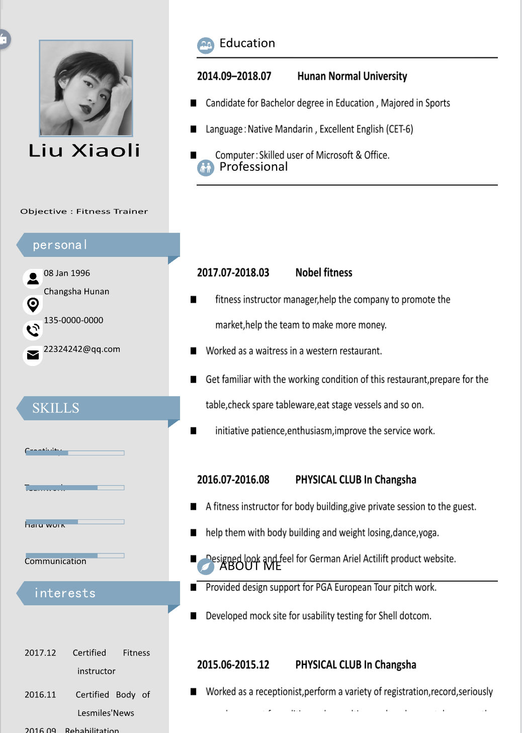 Template CV Profesional (Word) – ATS Friendly & Editable | CV Single Page #1