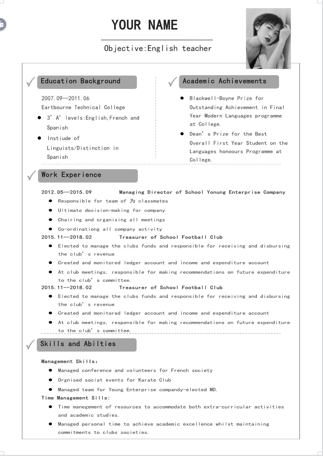 Template CV Profesional (Word) – ATS Friendly & Editable | CV Single Page #21