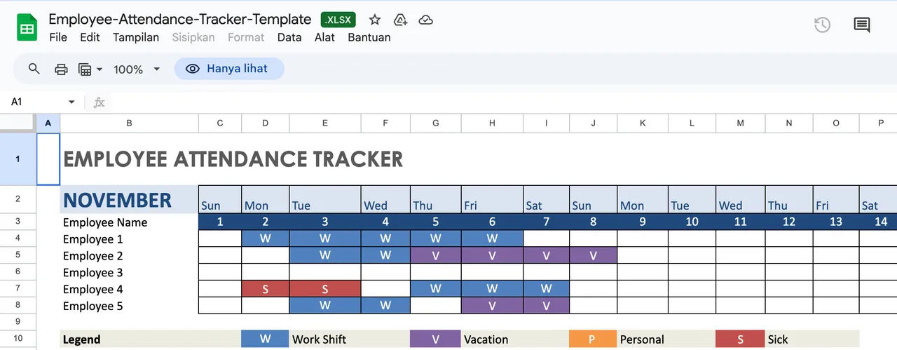 Ultimate Excel HR Template (15+ File) – Absensi, Payroll, Rekrutmen & Manajemen Karyawan