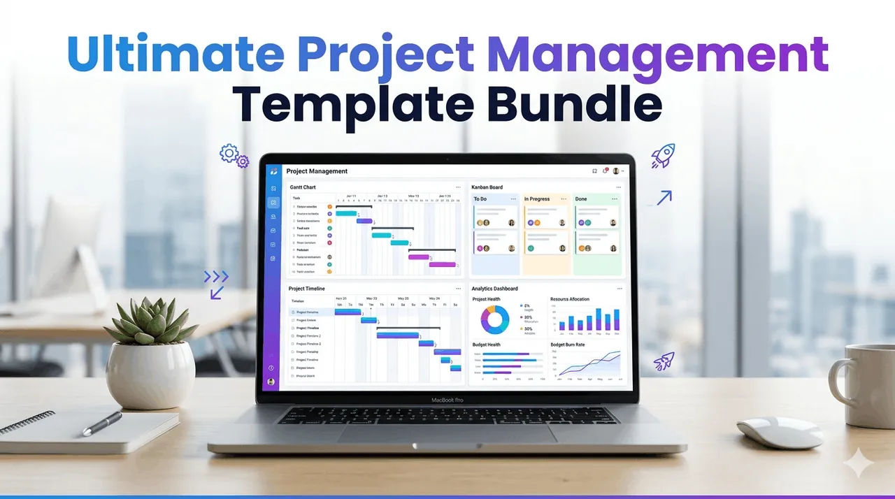 Ultimate Project Management Template Bundle (20+ Excel & Word Tools)