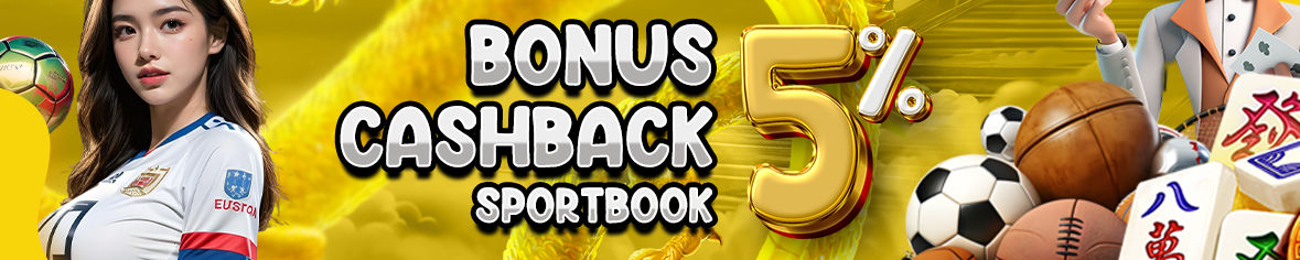 BONUS CASHBACK 5%