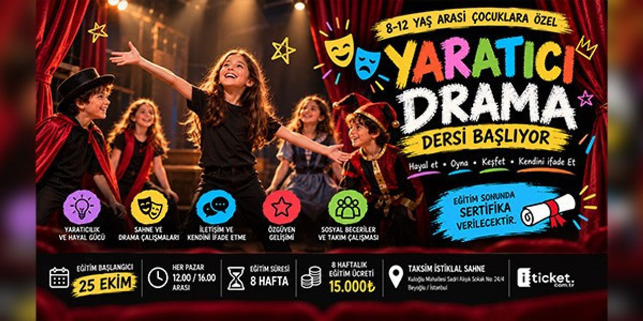 Çocuklar İçin Yaratıcı Drama Eğitimi