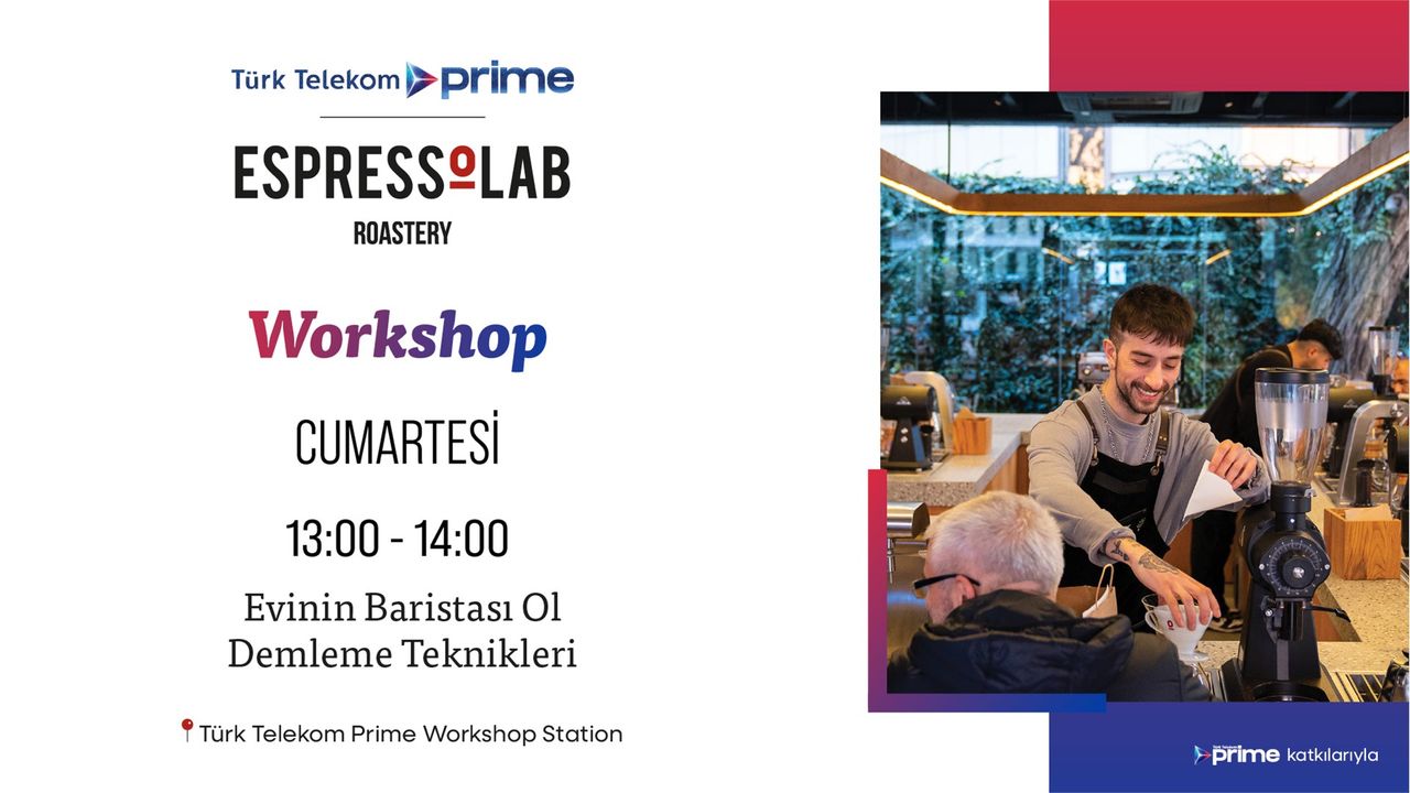 Evinin Baristası Ol – Demleme Teknikleri Workshop