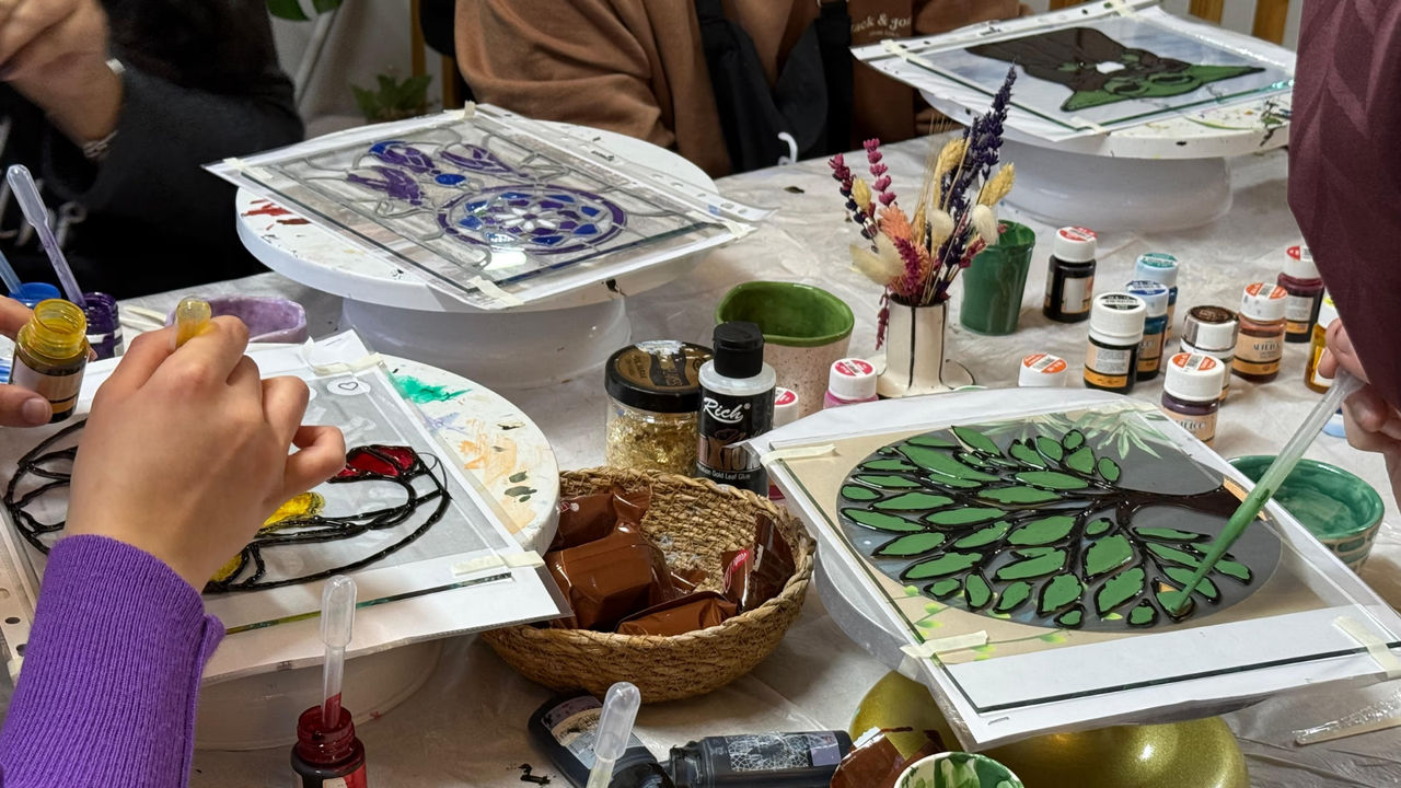 Vitray Cam Boyama Workshop