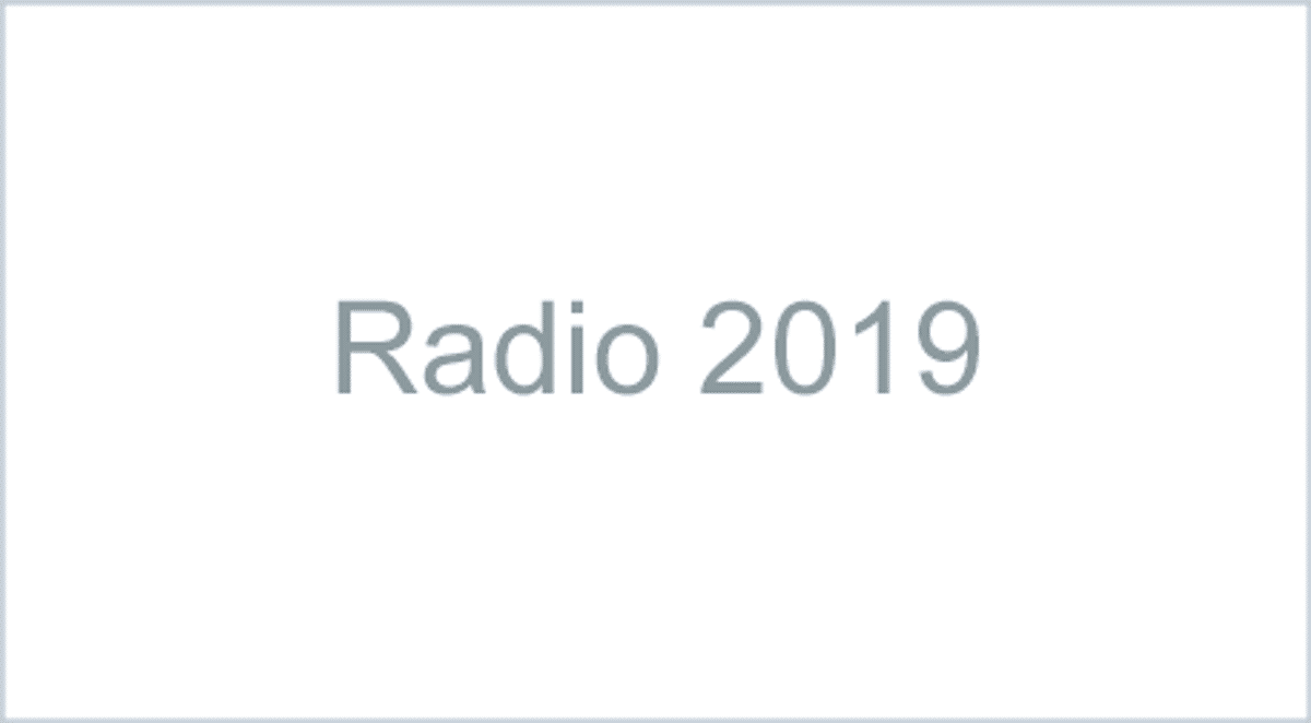 Radio 2019