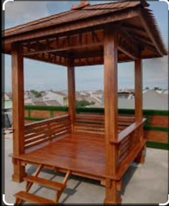 Gazebo Cantik dan Kokoh di Kab. Sidoarjo