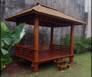 Jasa Gazebo Estetika Tropis di Kota Probolinggo