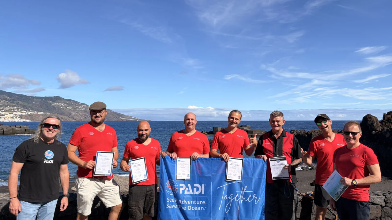 PADI IDC auf La Palma