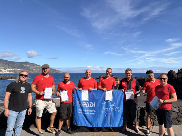 PADI IDC auf La Palma
