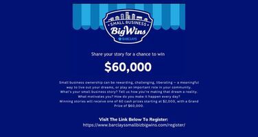 Barclays Small Business Big Wins Contest