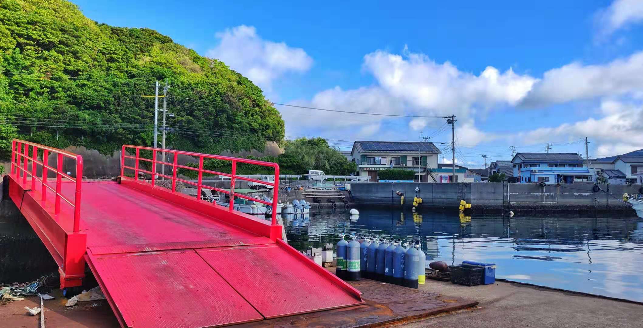 柏岛潜水的出船码头