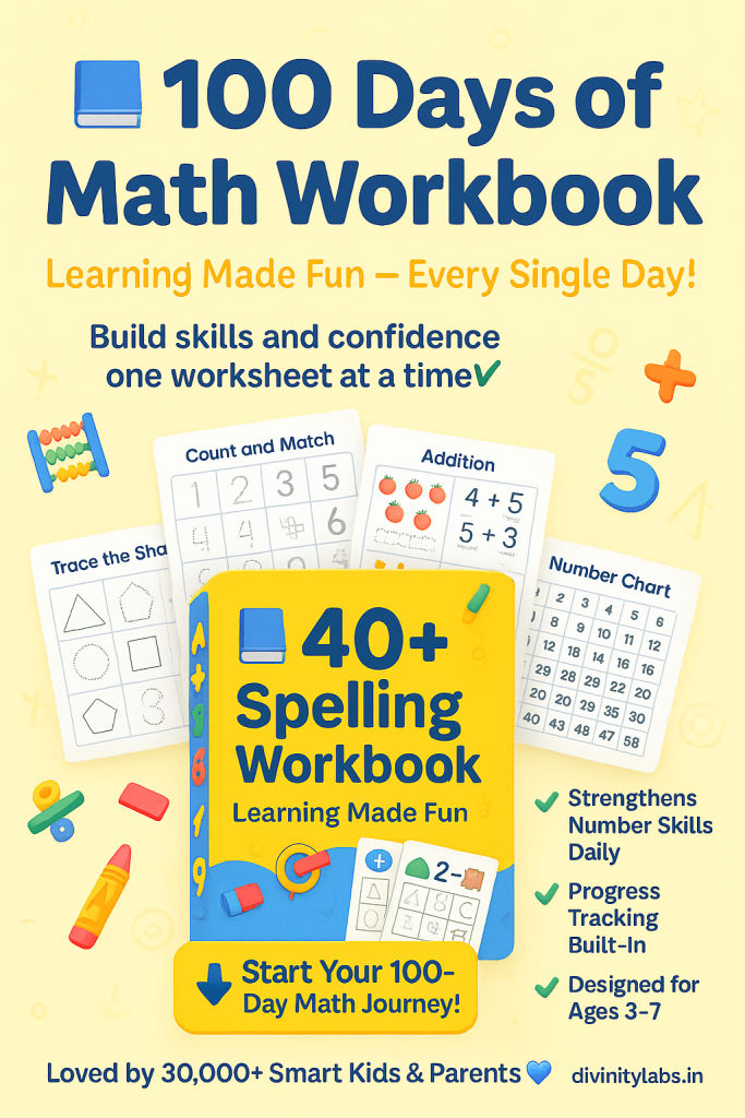 100 Days Math Workbook