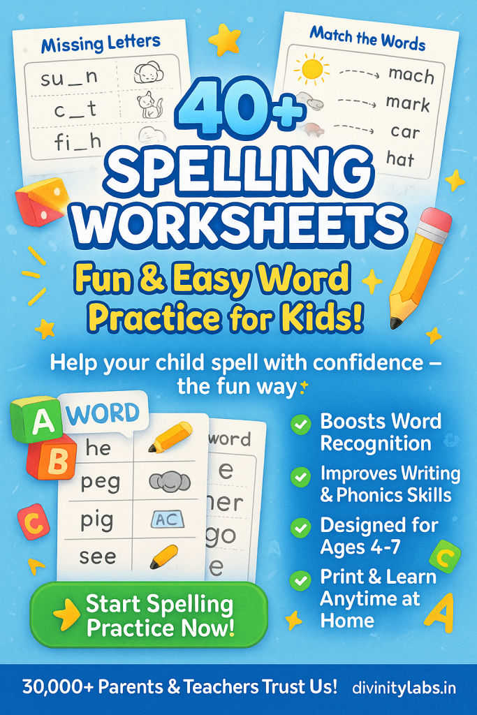 40+ Spelling Worksheet