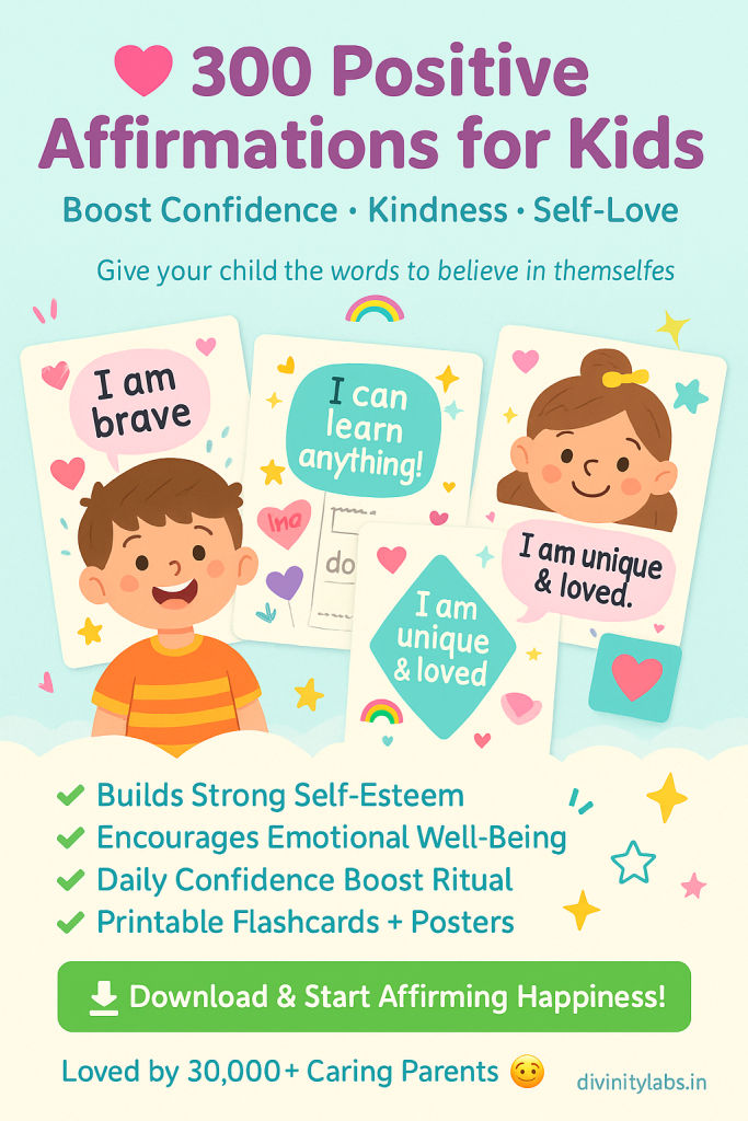 300 Positive Affirmations for Kids