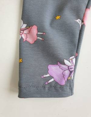 Leggings grau mit Fee / Prinzessin