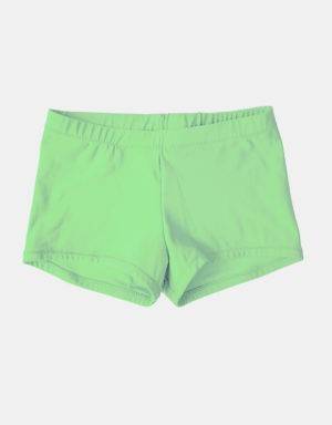 Kurze Sporthose, Turnhose neongrün