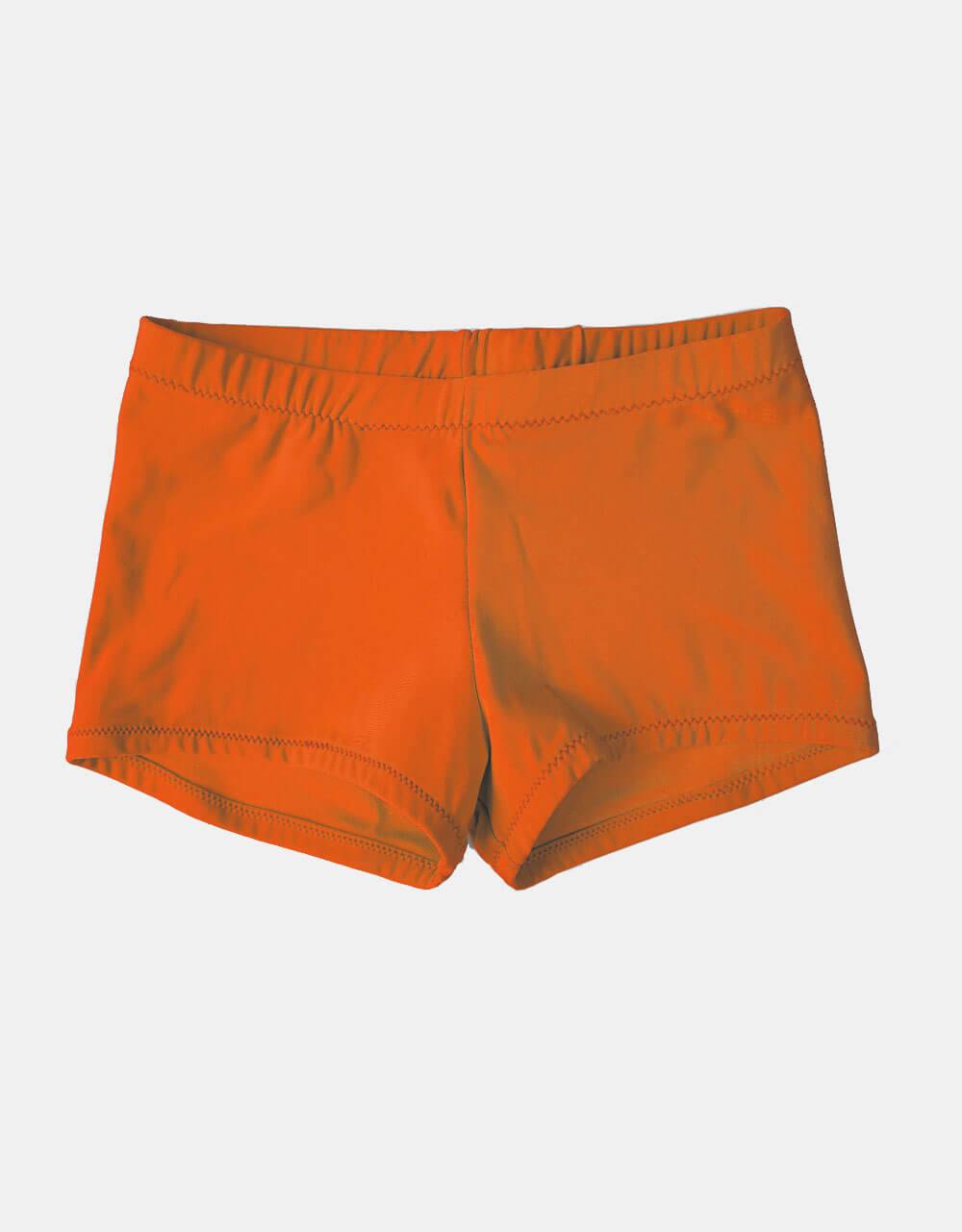 Kurze Sporthose, Turnhose orange