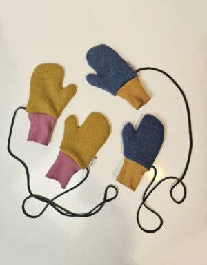 Walk-Handschuhe senf-gelb