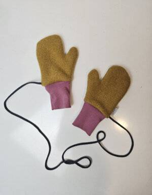 Walk-Handschuhe senf-gelb