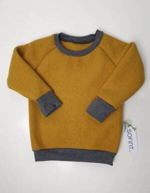 Walkpullover senf-gelb