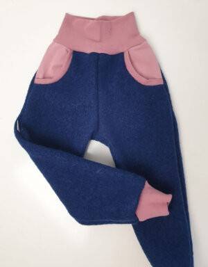 Walkhose jeans-blau