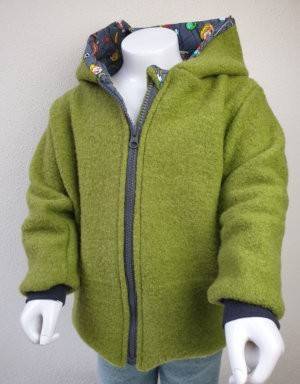 Walkjacke kiwi, grau mit Sport