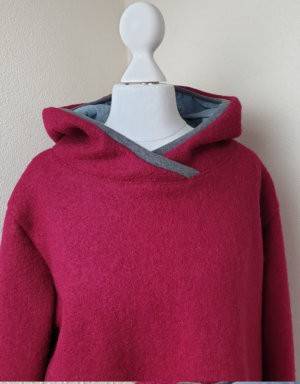 Damen Pullover / Hoodie aus Walk beere (tailliert)