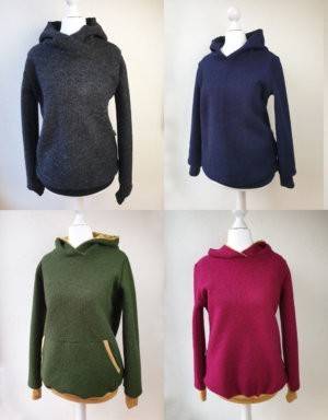 Damen Wunsch-Pullover / Hoodie aus Walk (tailliert)