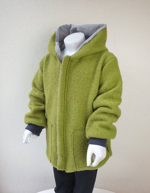 Walkjacke kiwi, hellgrau