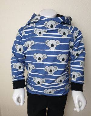 Langarm-Shirt Sweat blau mit Koala