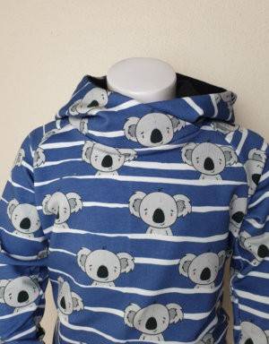 Langarm-Shirt Sweat blau mit Koala