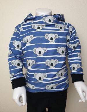 Langarm-Shirt Sweat blau mit Koala