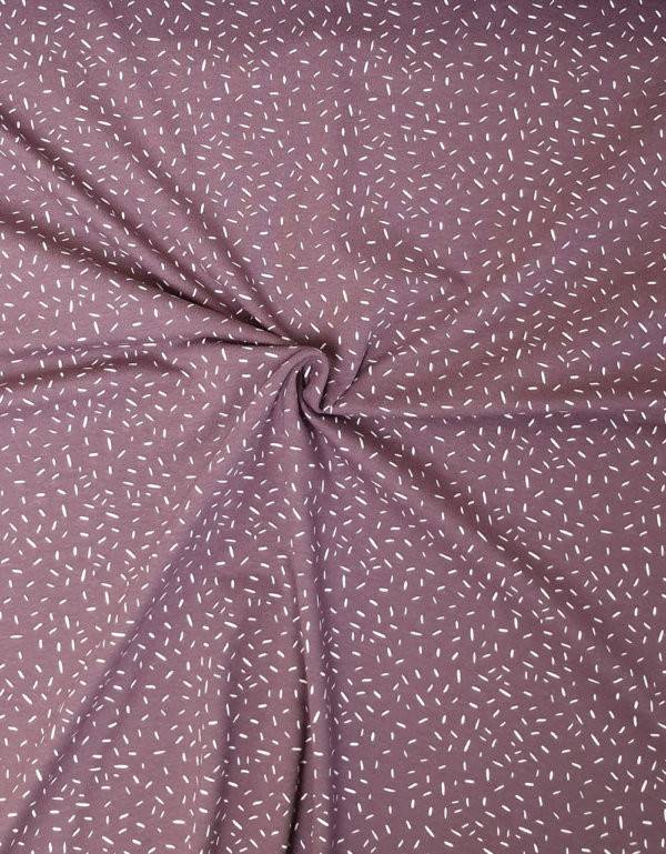 #J056 Jersey mauve mit Strichen