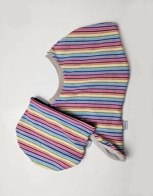 Schlupfmütze Regenbogen-Steifen